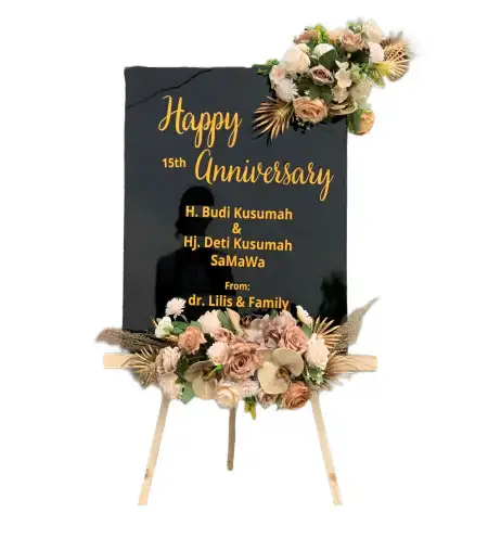Papan Bunga Akrilik Cingkrong